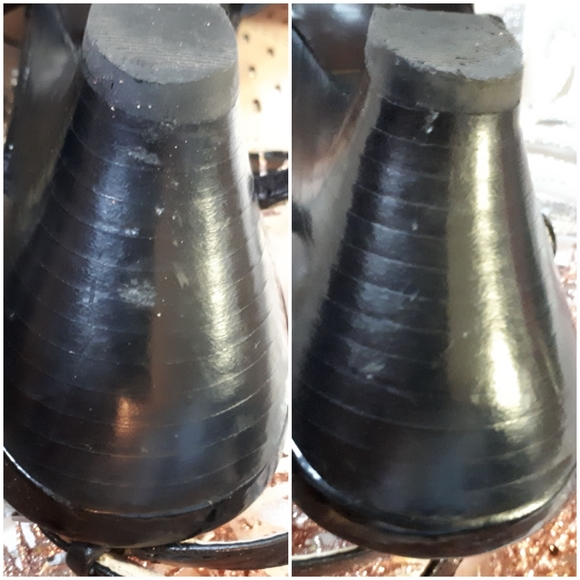 Naturalizer Leather ICONIC Black Sandal Size 8 - Picture 6 of 7